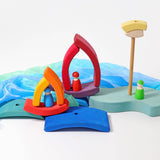 GRIMM'S Stacking Tower Boat - playhao - Toy Shop Singapore