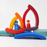 GRIMM'S Stacking Tower Boat - playhao - Toy Shop Singapore