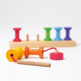 GRIMM'S Thread Game Small Bobbins - playhao - Toy Shop Singapore