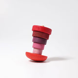 GRIMM'S wobbly stacking tower, pink (*) - playhao - Toy Shop Singapore