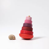 GRIMM'S wobbly stacking tower, pink (*) - playhao - Toy Shop Singapore