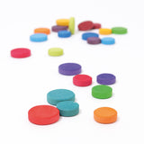GRIMM'S Wooden Rainbow Coins - playhao - Toy Shop Singapore