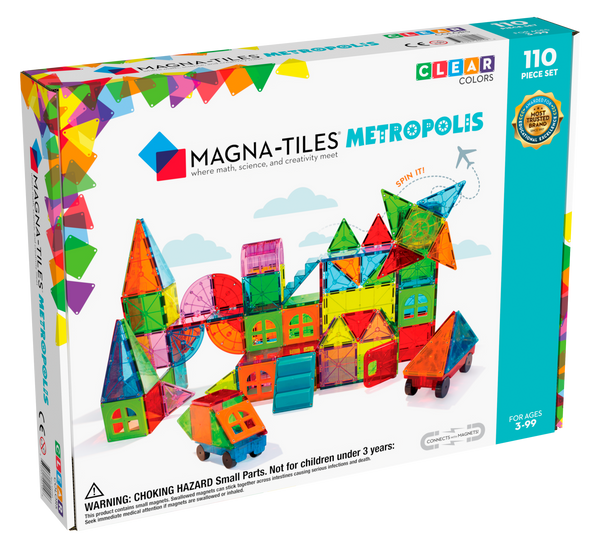 MAGNA - TILES Metropolis 110 Piece Set (v2) - playhao - Toy Shop Singapore