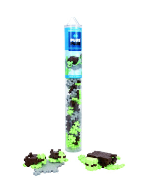 ***OBSOLETE ***PLUS - PLUS Sea Turtle / 100 pcs. Tube (Brown Shell) (Replaced with 5710409110044) - playhao - Toy Shop Singapore