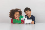 PLUS - PLUS BIG Baseplate / 2 pcs White/Green - playhao - Toy Shop Singapore