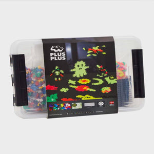 PLUS-PLUS Build and Glow Storage Box / 2000 pcs - playhao - Toy Shop Singapore