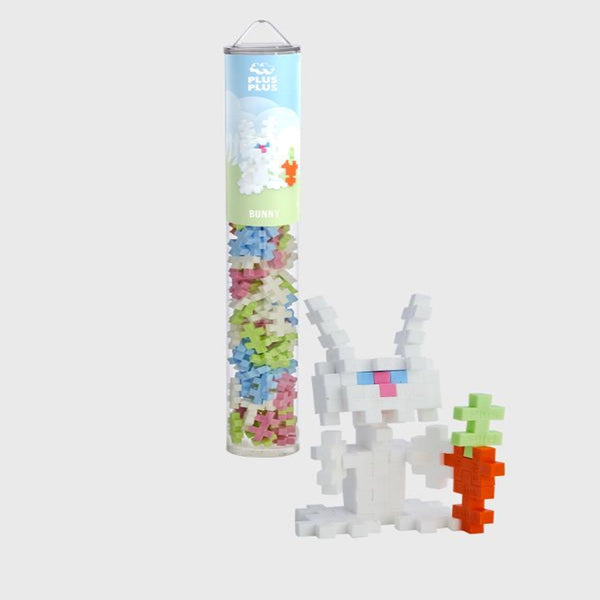 PLUS - PLUS Bunny / 100 pcs Tube - playhao - Toy Shop Singapore