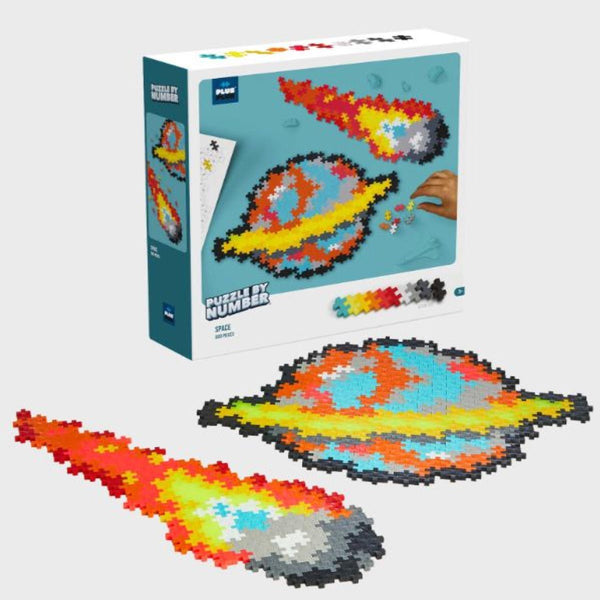 PLUS - PLUS Puzzle By Number Space 500pcs - playhao - Toy Shop Singapore