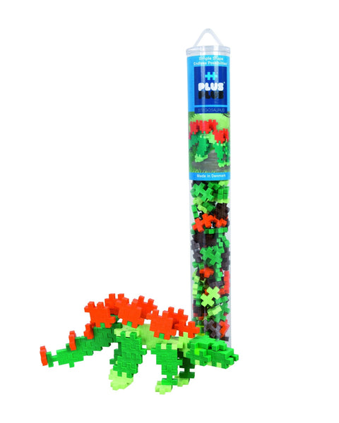 PLUS - PLUS Stegosaurus / 100 pcs Tube - playhao - Toy Shop Singapore