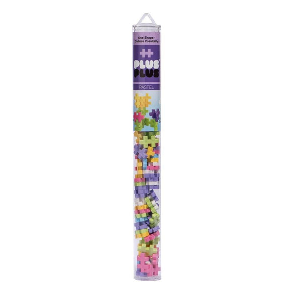 PLUS - PLUS Tube Pastel Mix - 100pcs - playhao - Toy Shop Singapore