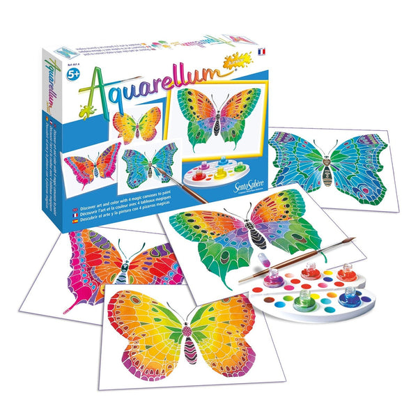 SENTOSPHERE AQUARELLUM JUNIOR "Papillons" - Butterflies - playhao - Toy Shop Singapore