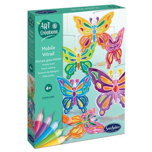SENTOSPHERE ART & CREATIONS - MOBILE VITRAIL - PAPILLONS - BUTTERFLIES - playhao - Toy Shop Singapore
