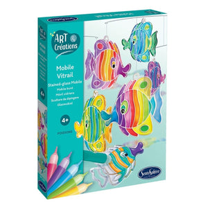 SENTOSPHERE ART & CREATIONS - MOBILE VITRAIL - POISSONS - PISCES - playhao - Toy Shop Singapore