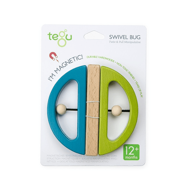 TEGU Swivel Bug Building Blocks, Green & Teal - playhao - Toy Shop Singapore