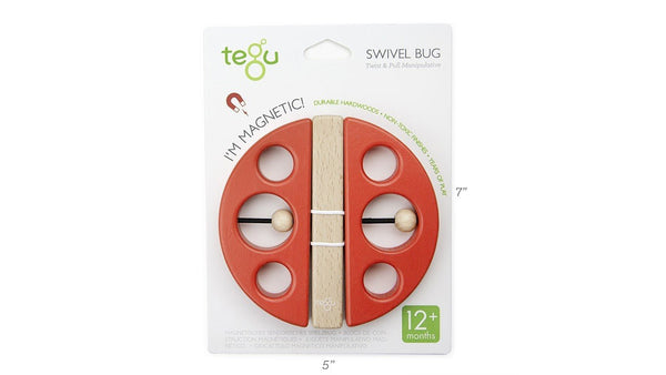 TEGU Swivel Bug Building Blocks, Lady Bug - playhao - Toy Shop Singapore